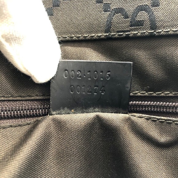 GUCCI 002/1065 Handbag Brown GG Bamboo for Men and Women - Picture 9 of 12